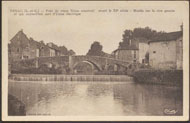 NÉRAC (L.-et-G.) – Pont du vieux Nérac construit abant le XIe siècle – Moulin sur la rive gauche et qui aujourd'hui sert d'usine électrique 