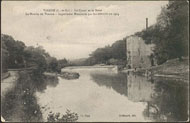 VIANNE (L.-et-G.) - Le Canal et la Baïse. Le moulin de Vianne - Importante Minoterie qui fut détruite en 1914 