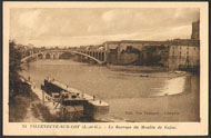 24 VILLENEUVE-SUR-LOT (L.-et-G.). - Le Barrage du Moulin de Gajac 
