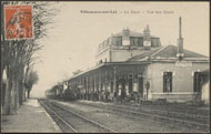 Villeneuve-sur-Lot. – La Gare – Vue des Quais 